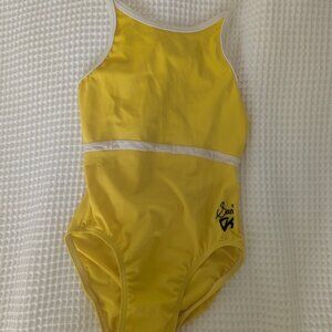 Yellow Suni Lee Gk leotard